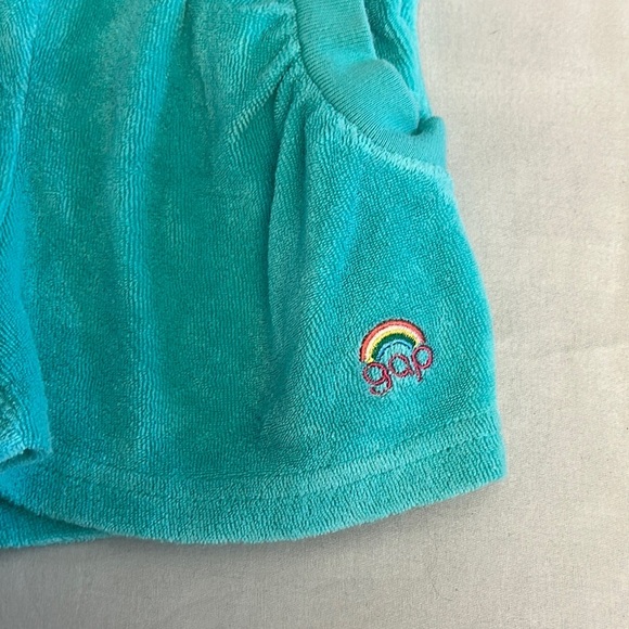 GAP Blue Terry Cloth Romper with Elastic Waist - Picture 3 of 4